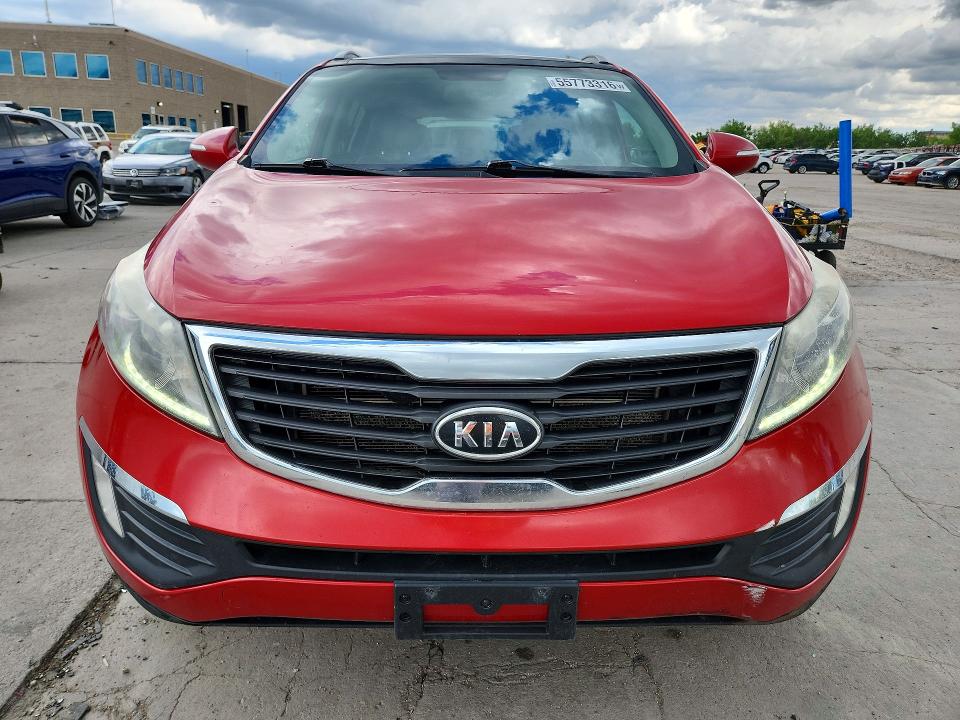 2012 Kia Sportage VIN KNDPCCA23C7250030 COPART salvage auction — FRONT END, Co - Certificate Of Title, sold $1,850 on 2026-07-22 (photo 5)