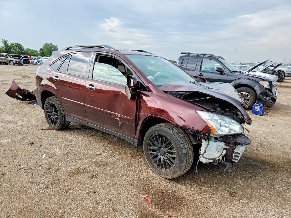 2009 Lexus Rx 350 VIN JTJHK31U492061902 COPART salvage auction — FRONT END, IL - SALVAGE CERTIFICATE, sold $975 on 2026-07-14 (photo 4)
