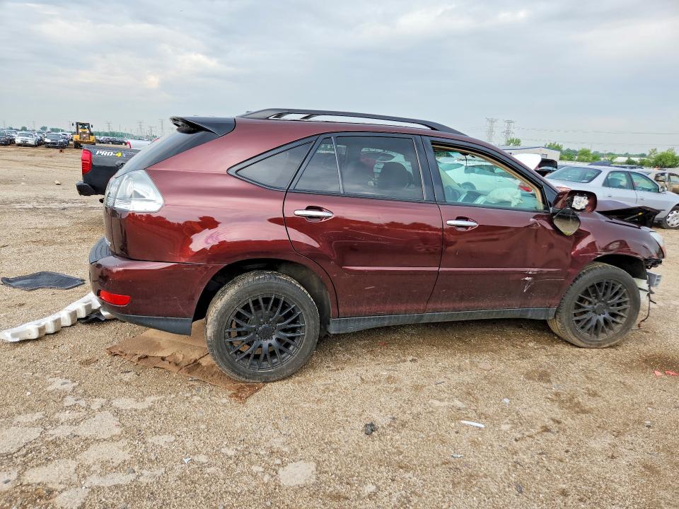 2009 Lexus Rx 350 VIN JTJHK31U492061902 COPART salvage auction — FRONT END, IL - SALVAGE CERTIFICATE, sold $975 on 2026-07-14 (photo 3)