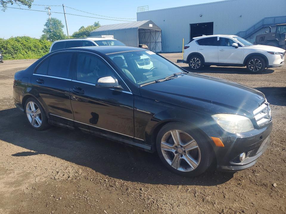 2009 Mercedes-benz C-klasse VIN WDDGF81X89F327057 COPART salvage auction — WATER/FLOOD, Qc - Irrecuperable, sold $650 on 2026-08-11 (photo 4)