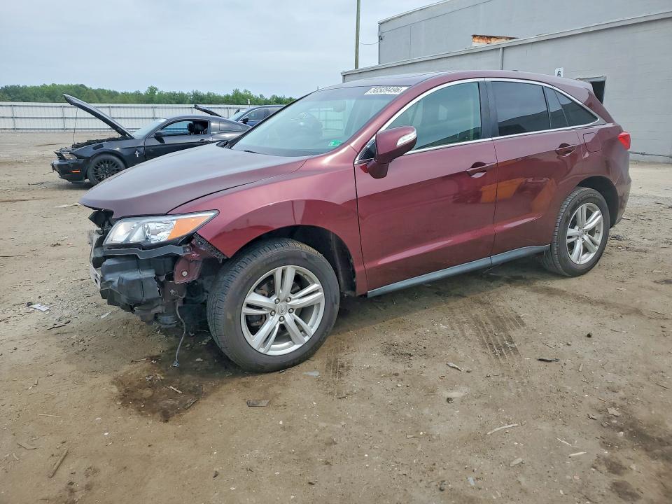 2015 Acura Rdx VIN 5J8TB4H50FL024404 COPART salvage auction — FRONT END, Va - Cert Of Title - Salvage, sold $1,750 on 2026-07-22 (photo 1)