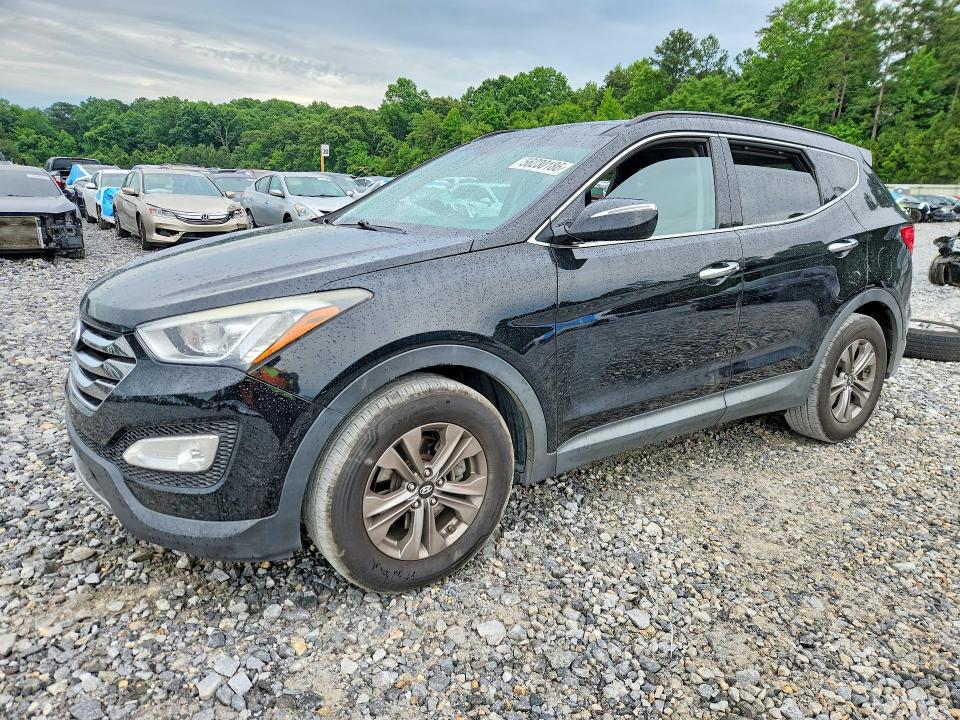 2016 Hyundai Santa fe VIN 5XYZU3LB7GG332869 COPART salvage auction — SIDE, Ga - Cert Of Title-Salvage, sold $1,900 on 2026-07-21 (photo 1)