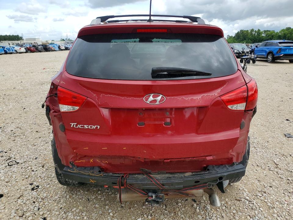 2015 Hyundai Tucson VIN KM8JU3AG2FU100572 COPART salvage auction — REAR END, Tx - Certificate Of Title, sold $150 on 2026-07-24 (photo 6)