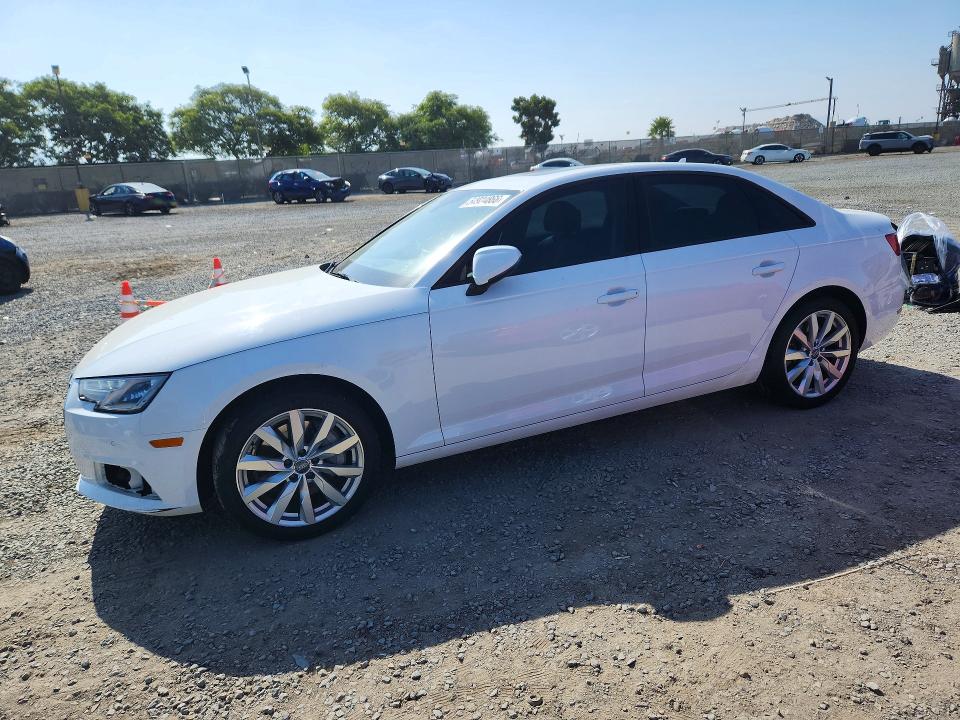 2017 Audi A4 VIN WAUGNAF42HN004966 COPART salvage auction — MINOR DENT/SCRATCHES, CA - SALVAGE CERTIFICATE, sold $125 on 2026-07-24 (photo 1)