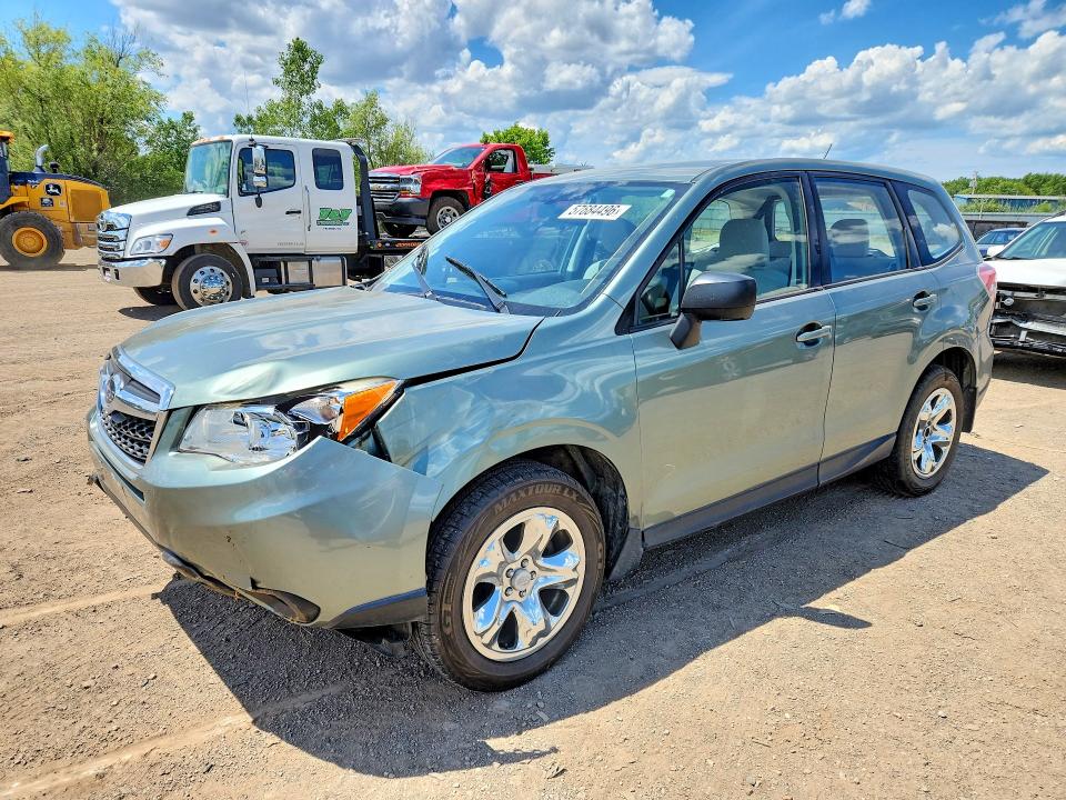 2014 Subaru VIN JF2SJAAC5EG426285 COPART salvage auction — FRONT END, Oh - Cert Of Title-Salvage, sold $300 on 2026-07-23 (photo 1)