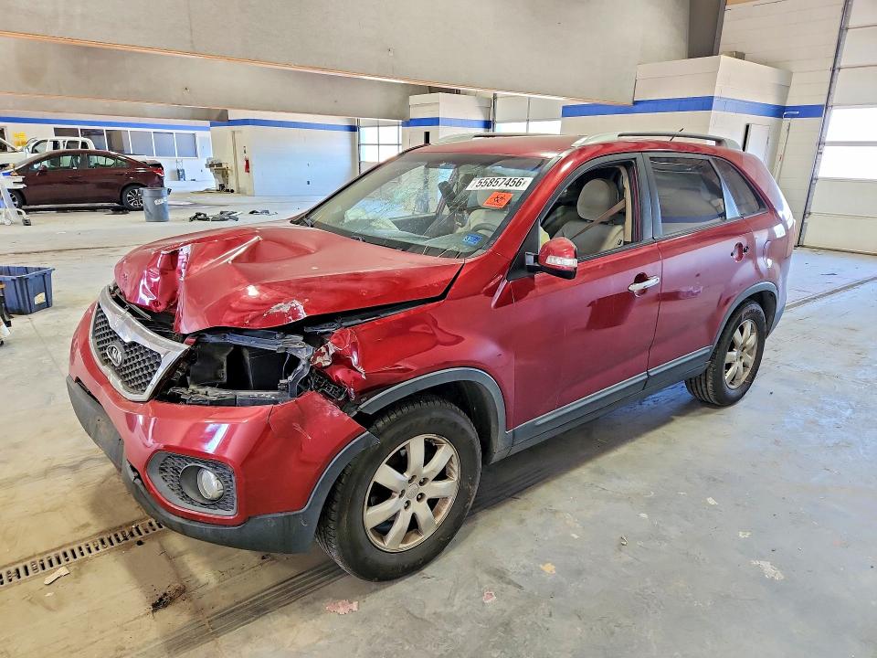 2011 Kia Sorento VIN 5XYKT3A16BG044008 COPART salvage auction — FRONT END, Va - Cert Of Title - Salvage, sold $675 on 2026-07-02 (photo 1)