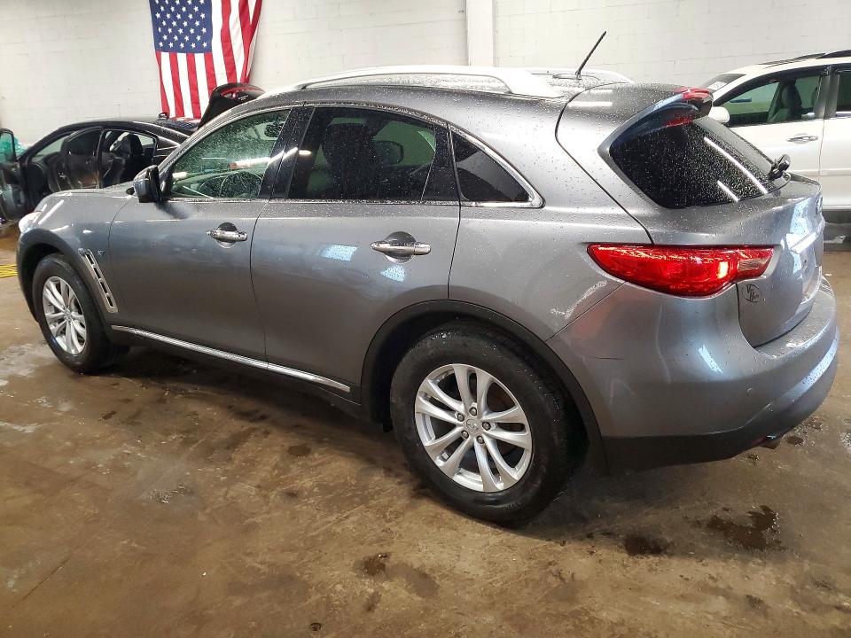 2017 Infiniti Qx70 VIN JN8CS1MW9HM414401 COPART salvage auction — HAIL, Ia - Cert Of Title-Salvage Title, sold $1,550 on 2026-07-29 (photo 2)