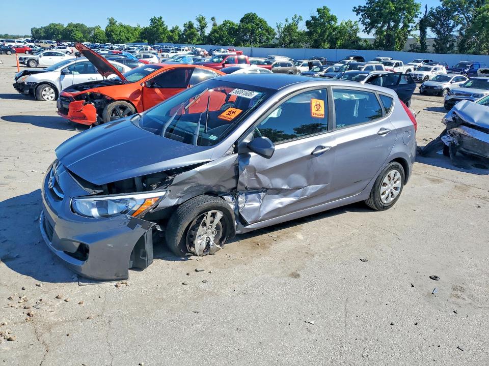 2017 Hyundai VIN KMHCT5AEXHU338484 COPART salvage auction — FRONT END, Mo - Salvage Certificate Of Title, sold $225 on 2026-07-31 (photo 1)