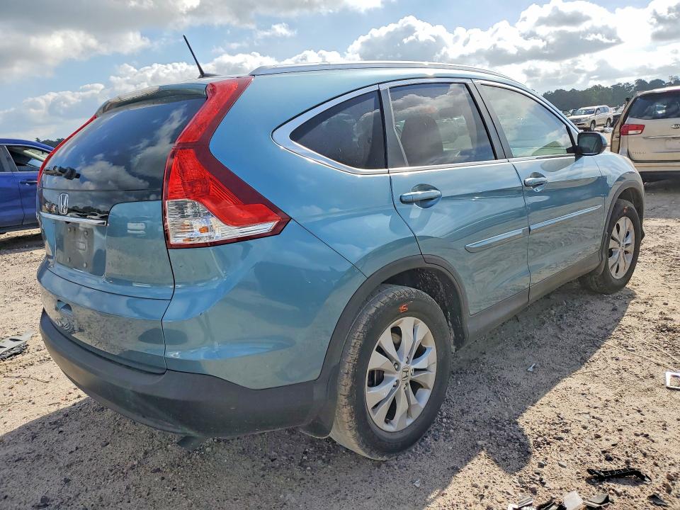 2014 Honda Cr-v VIN 2HKRM3H7XEH557121 COPART salvage auction — BIOHAZARD/CHEMICAL, Tx - Salvage Vehicle Title, sold $4,200 on 2026-07-02 (photo 3)