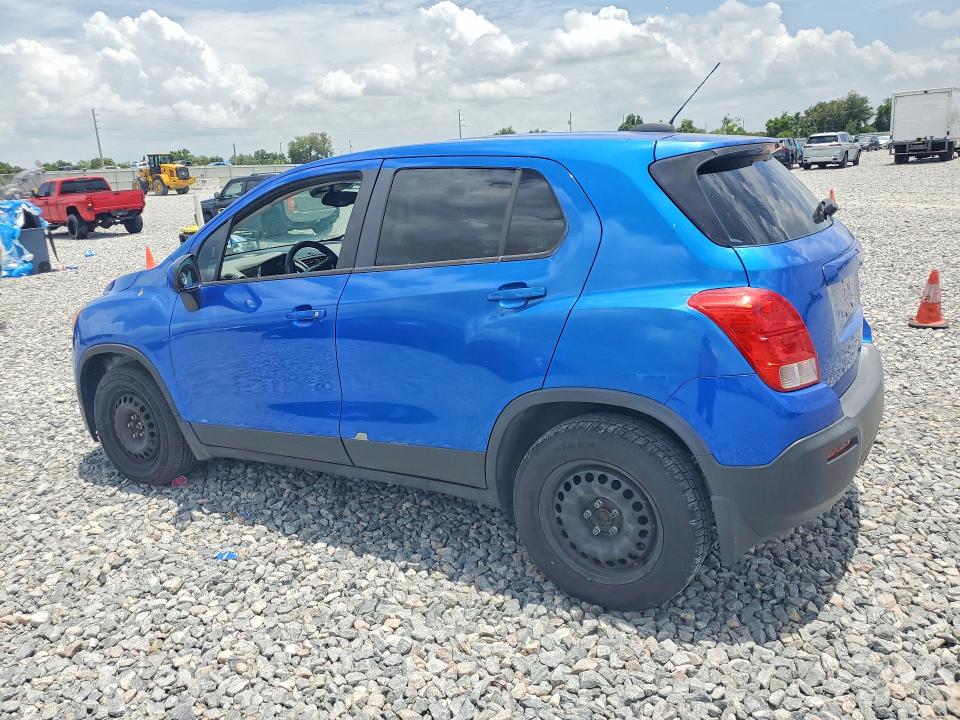 2015 Chevrolet Trax VIN KL7CJKSB4FB262182 COPART salvage auction — MINOR DENT/SCRATCHES, Fl - Cert Of Title Slvg Rebuildable, sold $300 on 2026-07-10 (photo 2)