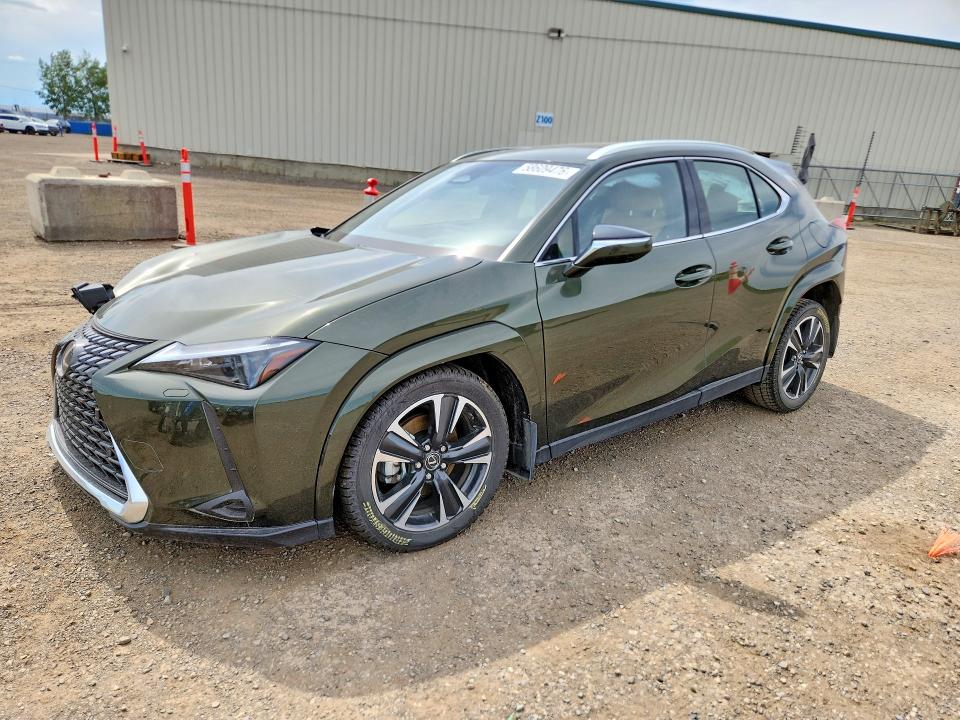 2025 Lexus Ux VIN JTHUCJDH5S2012956 COPART salvage auction — SIDE, Ab - Bos - Salvage, sold $13,500 on 2026-07-14 (photo 1)
