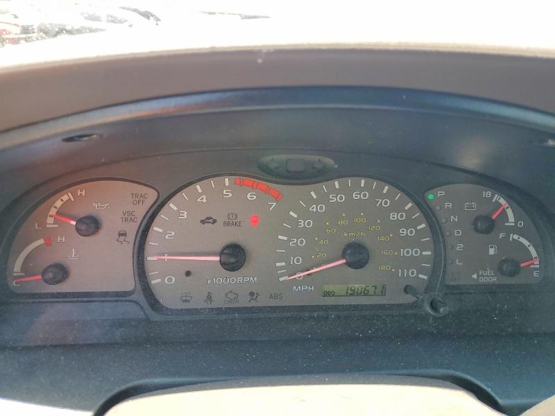 2002 Toyota Sequoia VIN 5TDZT38A72S079227 COPART salvage auction — FRONT END, CA - SALVAGE CERTIFICATE, sold $900 on 2026-07-31 (photo 9)