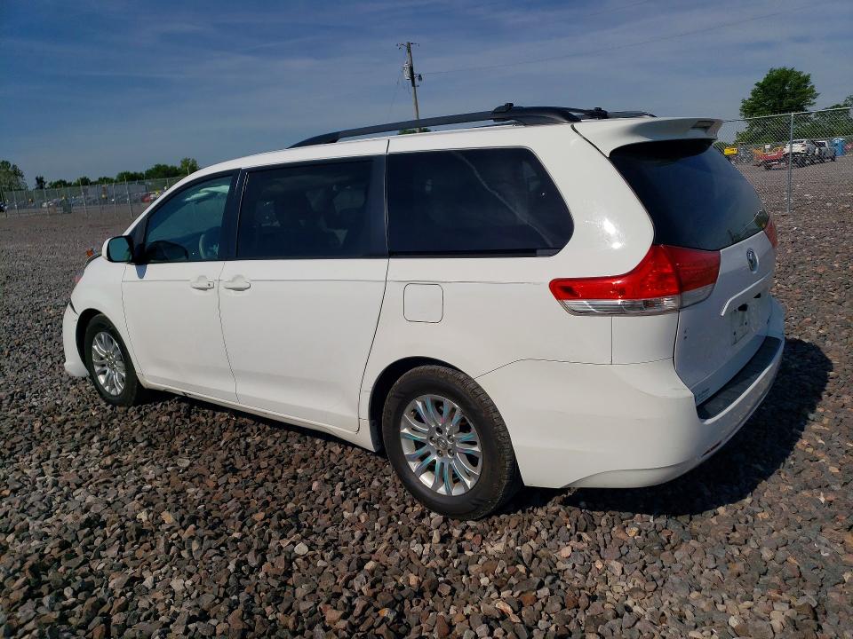 2012 Toyota VIN 5TDYK3DC5CS219752 COPART salvage auction — FRONT END, In - Cert Of Title-Salvage Title, sold $1,300 on 2026-07-07 (photo 2)