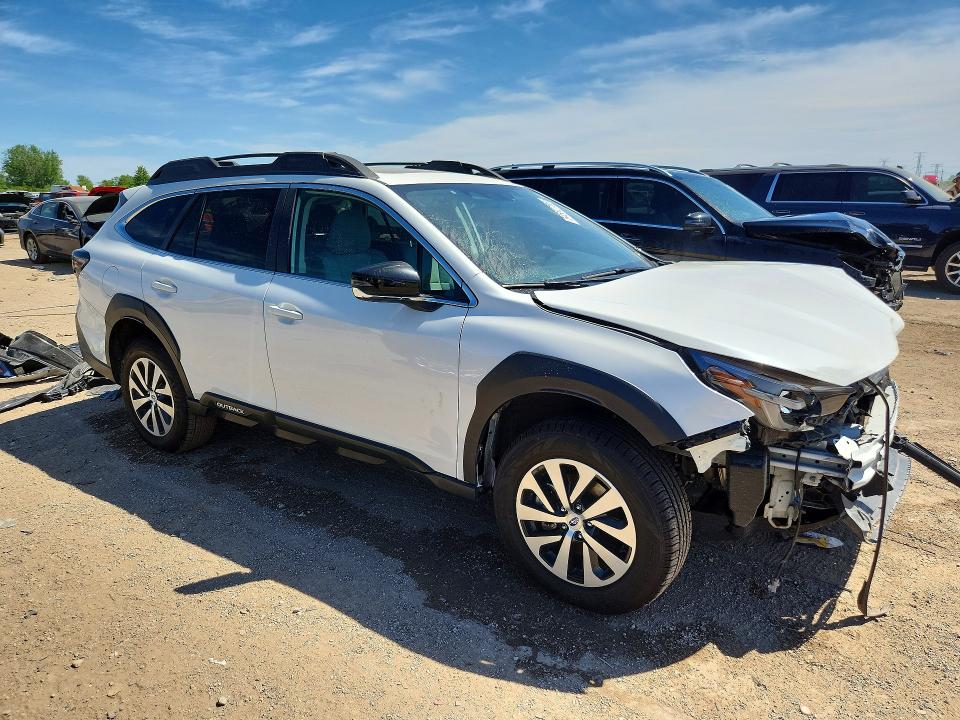 2024 Subaru Outback VIN 4S4BTAFC2R3220027 COPART salvage auction — FRONT END, Il - Salvage Certificate, sold $7,500 on 2026-07-28 (photo 4)