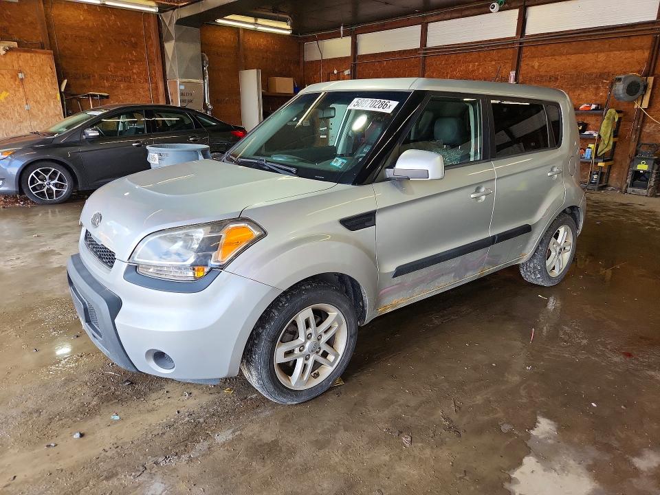 2011 Kia Soul VIN KNDJT2A29B7345061 COPART salvage auction — FRONT END, PA - CERTIFICATE OF SALVAGE, sold $175 on 2026-07-16 (photo 1)