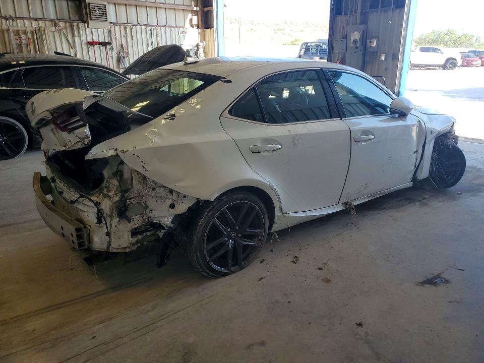 2015 Lexus Is VIN JTHBF1D28F5080490 COPART salvage auction — ROLLOVER, Tx - Salvage Vehicle Title, sold $650 on 2026-07-10 (photo 3)
