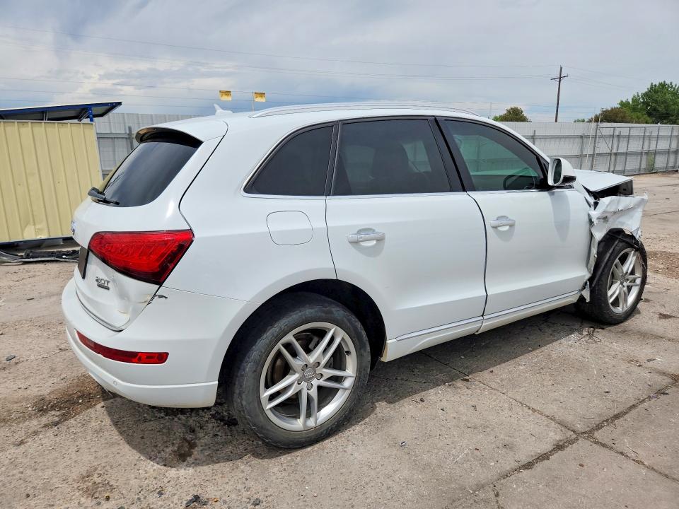 2016 Audi Q5 VIN WA1L2AFP1GA072034 COPART salvage auction — FRONT END, Co - Public - Salvage Title, sold $975 on 2026-07-27 (photo 3)