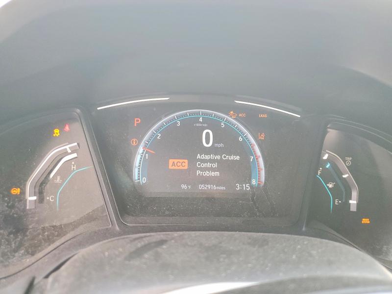 2020 Honda Civic VIN SHHFK7H39LU211620 COPART salvage auction — SIDE, CO - PUBLIC - SALVAGE TITLE (P), sold $3,650 on 2026-07-28 (photo 9)