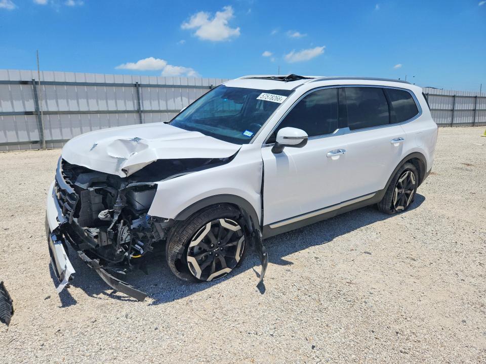 2024 Kia Telluride VIN 5XYP6DGC9RG484407 COPART salvage auction — FRONT END, Tx - Salvage Vehicle Title, sold $3,050 on 2026-07-23 (photo 1)