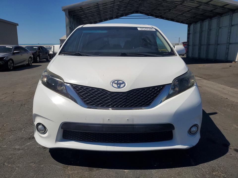 2011 Toyota Sienna VIN 5TDXK3DC8BS067850 COPART salvage auction — REAR END, Ca - Salvage Certificate, sold $5,100 on 2026-07-27 (photo 5)