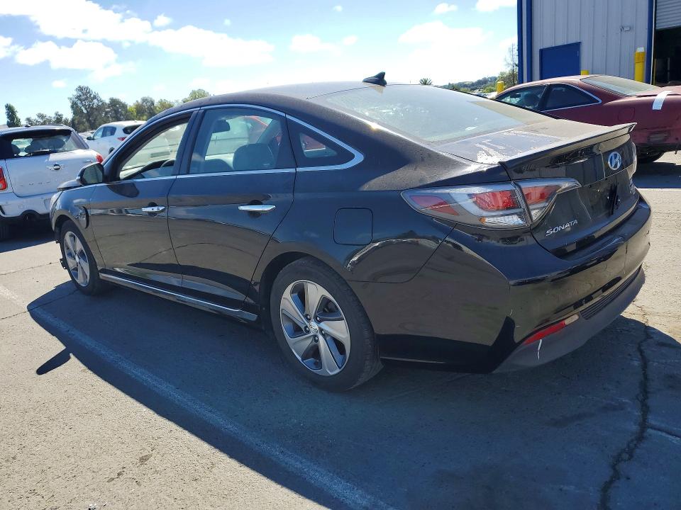 2017 Hyundai Sonata hybrid VIN KMHE54L21HA049222 COPART salvage auction — FRONT END, CA - SALVAGE CERTIFICATE, sold $875 on 2026-07-10 (photo 2)