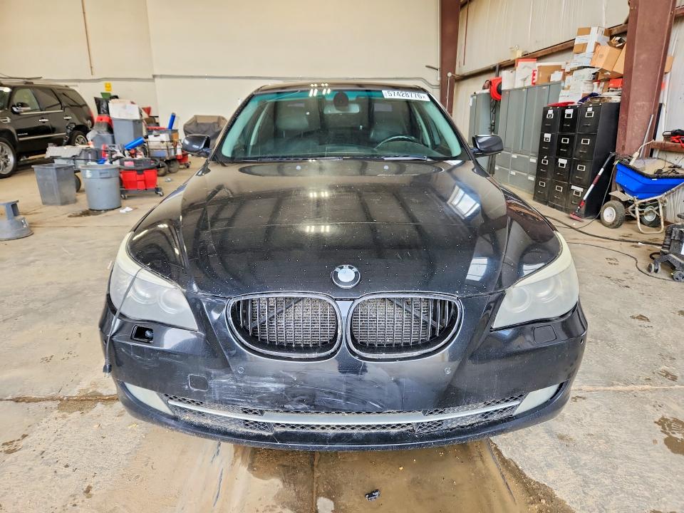 2008 BMW 5 series VIN WBANV13598CZ52071 COPART salvage auction — FRONT END, Ab - Bos - Active, sold $675 on 2026-07-09 (photo 5)