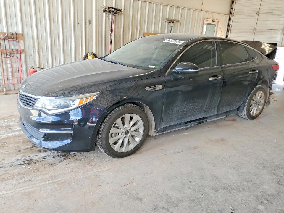 2018 Kia Optima VIN 5XXGT4L36JG253035 COPART salvage auction — REAR END, Tx - Salvage Vehicle Title, sold $1,450 on 2026-07-31 (photo 1)