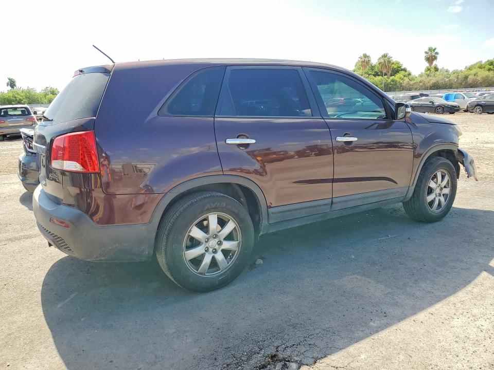 2011 Kia Sorento VIN 5XYKT4A28BG137966 COPART salvage auction — FRONT END, Tx - Salvage Vehicle Title, sold $1,050 on 2026-07-22 (photo 3)