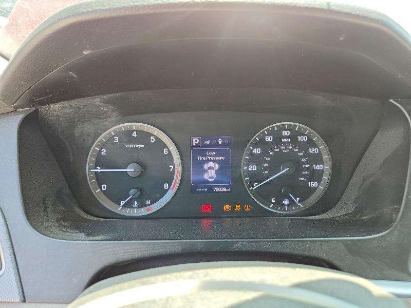 2015 Hyundai VIN 5NPE24AF4FH137092 COPART salvage auction — FRONT END, Ca - Salvage Certificate, sold $400 on 2026-07-22 (photo 9)