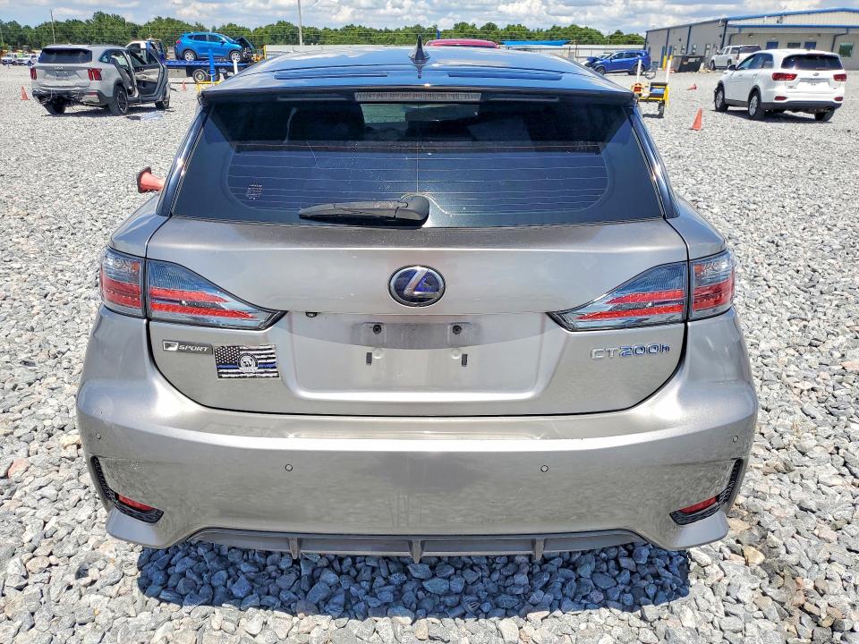 2017 Lexus Ct VIN JTHKD5BH0H2302044 COPART salvage auction — FRONT END, Fl - Cert Of Ttl-Rebuilt&Slvg Rbld, sold $4,600 on 2026-07-10 (photo 6)