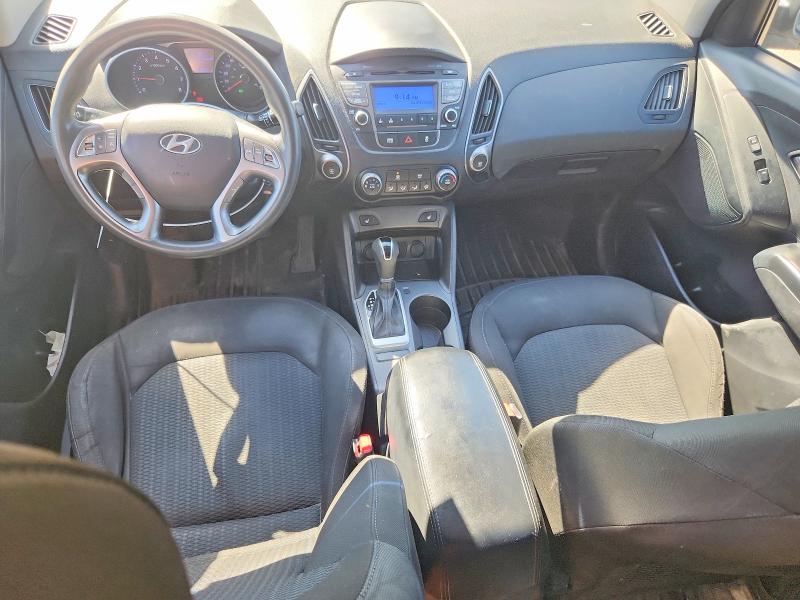 2014 Hyundai Tucson VIN KM8JT3AF9EU863570 COPART salvage auction — FRONT END, Qc - Gravement Accidente, sold $625 on 2026-07-21 (photo 8)