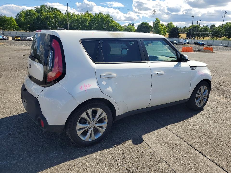 2015 Kia Soul VIN KNDJP3A52F7164989 COPART salvage auction — FRONT END, Or - Salvage Title Certificate, sold $625 on 2026-07-15 (photo 3)