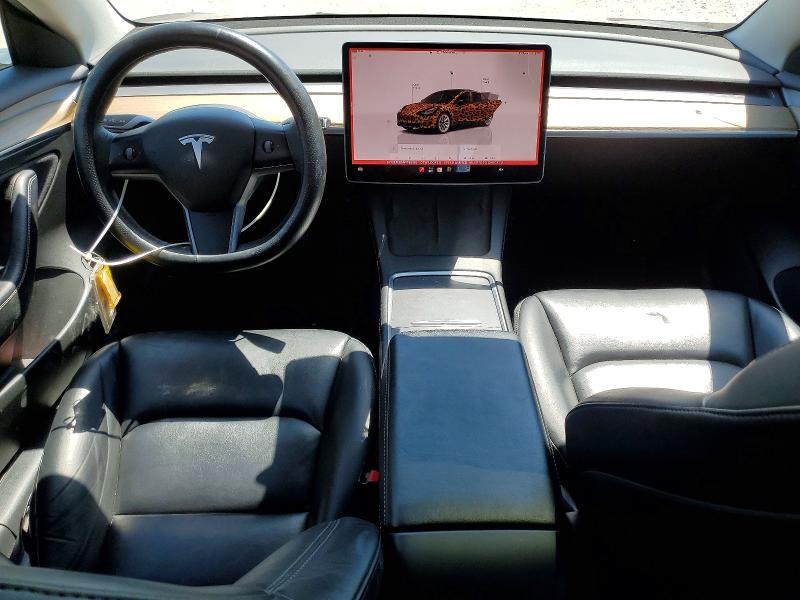 2022 Tesla VIN 5YJ3E1EB5NF185136 COPART salvage auction — REAR END, Pa - Certificate Of Salvage, sold $4,100 on 2026-07-24 (photo 8)
