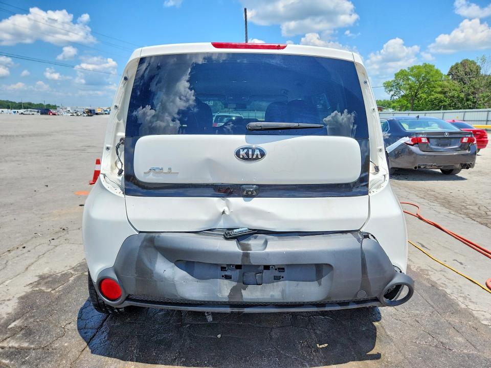 2015 Kia Soul VIN KNDJN2A22F7807007 COPART salvage auction — REAR END, Tn - Salvage Certificate, sold $1,050 on 2026-07-29 (photo 6)