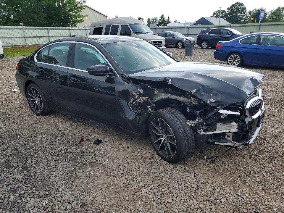 2020 BMW 3er VIN WBA5R7C01LFH69074 COPART salvage auction — FRONT END, Ny - Mv-907A Salvage Certificate, sold $8,900 on 2026-08-19 (photo 4)