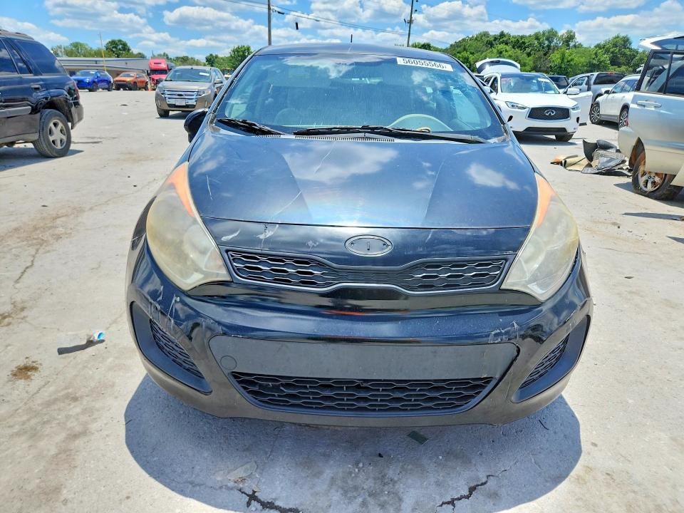 2013 Kia Rio VIN KNADM5A32D6307066 COPART salvage auction — VANDALISM, Tn - Salvage Certificate, sold $575 on 2026-07-27 (photo 5)