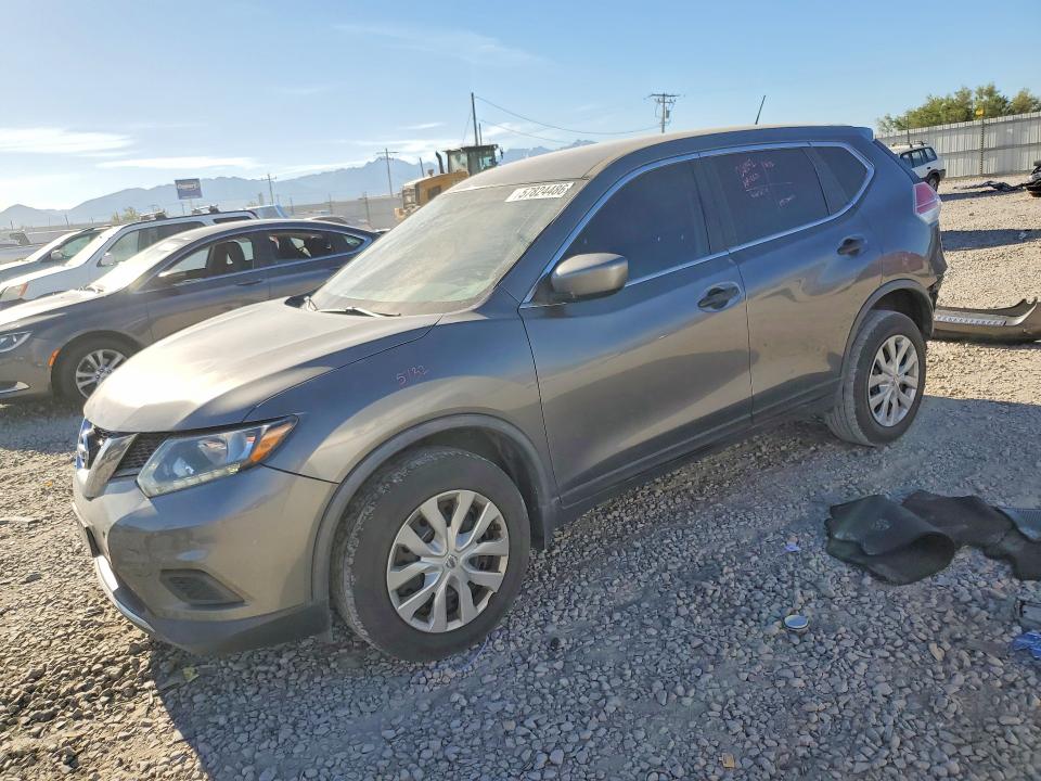 2016 Nissan Rogue VIN JN8AT2MV6GW144015 COPART salvage auction — REAR END, Ut - Salvage Certificate, sold $1,050 on 2026-07-10 (photo 1)