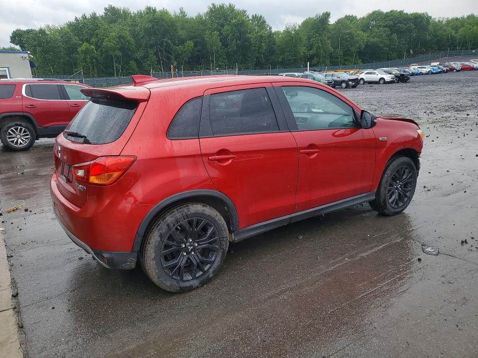 2017 Mitsubishi VIN JA4AR3AU7HZ033768 COPART salvage auction — FRONT END, Ny - Mv-907A Salvage Certificate, sold $2,100 on 2026-07-15 (photo 3)