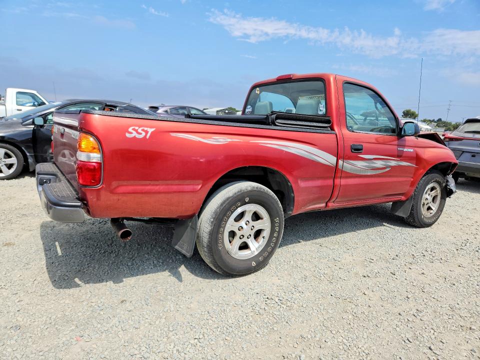 2002 Toyota Tacoma VIN 5TENL42N52Z015982 COPART salvage auction — FRONT END, CA - SALVAGE CERTIFICATE, sold $2,500 on 2026-07-28 (photo 3)