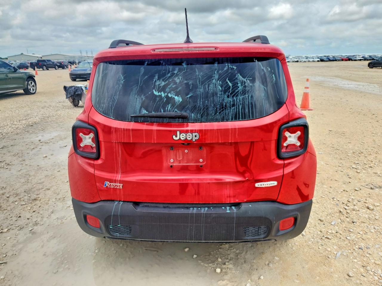 2017 Jeep Renegade VIN ZACCJABB1HPE60577 COPART salvage auction — Vandalized, TX - CERTIFICATE OF TITLE, sold $700 on 2026-07-02 (photo 6)