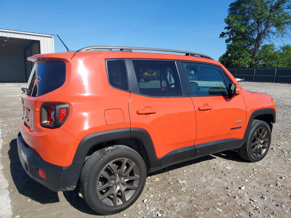 2016 Jeep VIN ZACCJBBT7GPD81783 COPART salvage auction — FRONT END, Mo - Salvage Certificate Of Title, sold $1,550 on 2026-07-27 (photo 3)