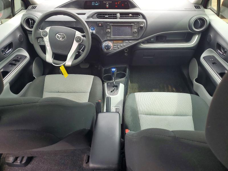 2014 Toyota Prius VIN JTDKDTB37E1566471 COPART salvage auction — FRONT END, Tx - Salvage Vehicle Title, sold $900 on 2026-07-06 (photo 8)