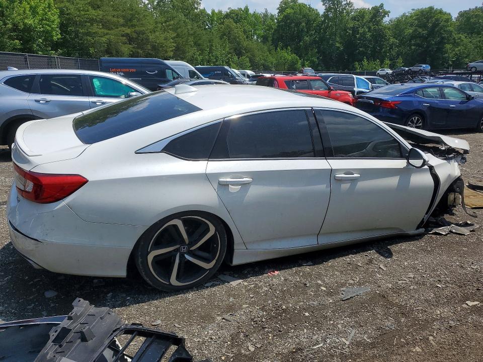 2019 Honda Accord VIN 1HGCV2F38KA000726 COPART salvage auction — FRONT END, Md - Cert Of Salvage > 75% Damage, sold $2,300 on 2026-07-02 (photo 3)