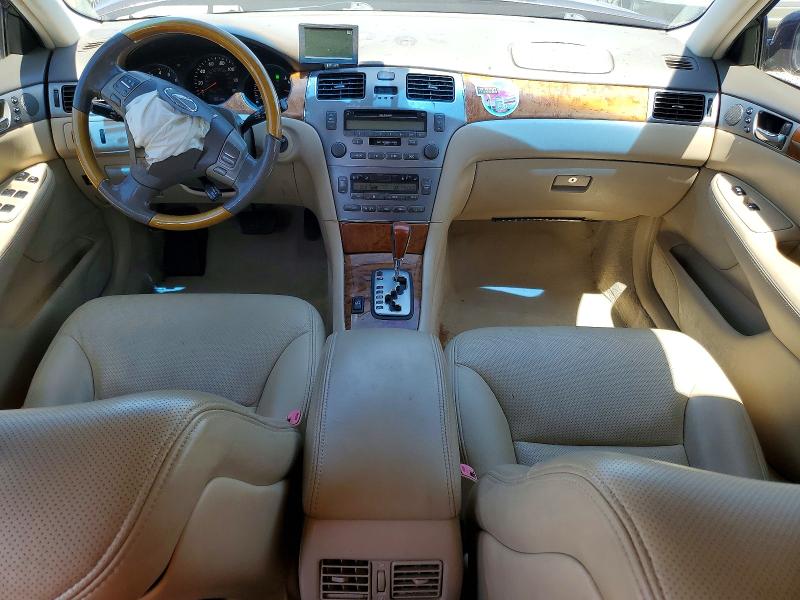 2005 Lexus ES VIN JTHBA30G855134669 COPART salvage auction — FRONT END, Ca - Salvage Certificate, sold $500 on 2026-07-09 (photo 8)