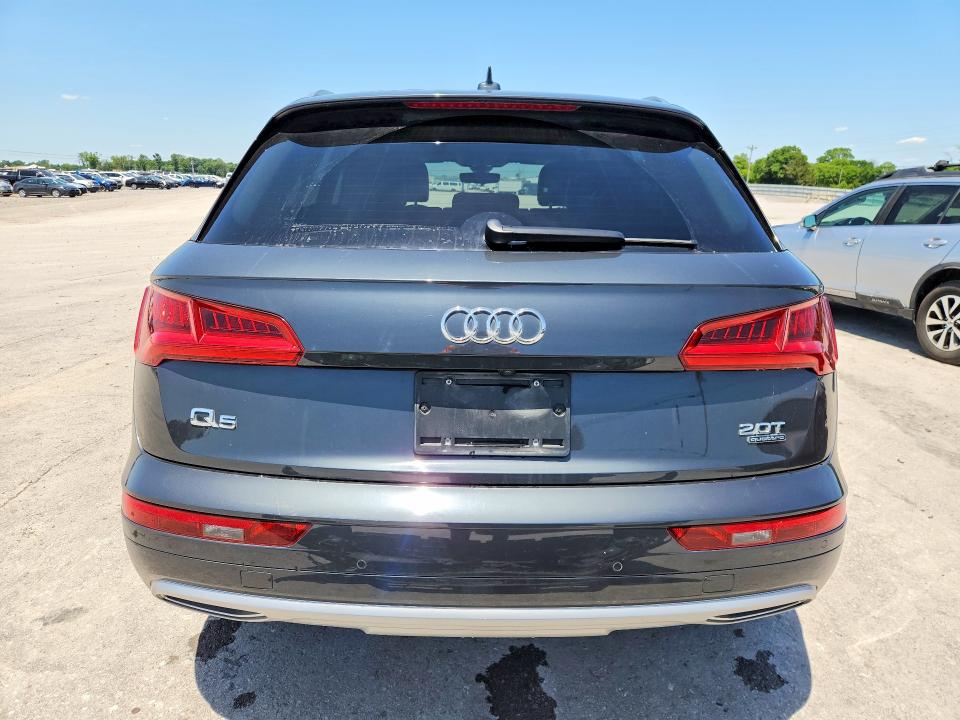 2018 Audi Q5 VIN WA1BNAFY3J2037668 COPART salvage auction — FRONT END, Tx - Salvage Vehicle Title, sold $9,700 on 2026-07-20 (photo 6)