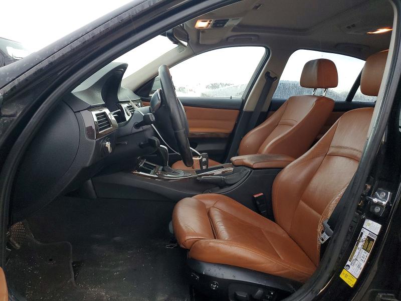 2009 BMW 3 series VIN WBAPM73559E190765 COPART salvage auction — FRONT END, TX - SALVAGE VEHICLE TITLE, sold $1,050 on 2026-07-24 (photo 7)