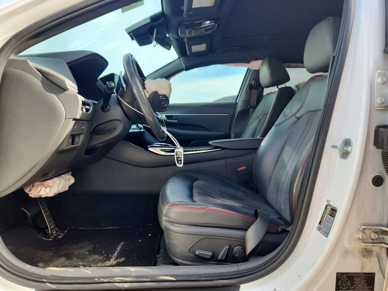 2021 Hyundai Sonata VIN 5NPEJ4J24MH067414 COPART salvage auction — FRONT END, On - Permit Salvage, sold $3,300 on 2026-07-14 (photo 7)