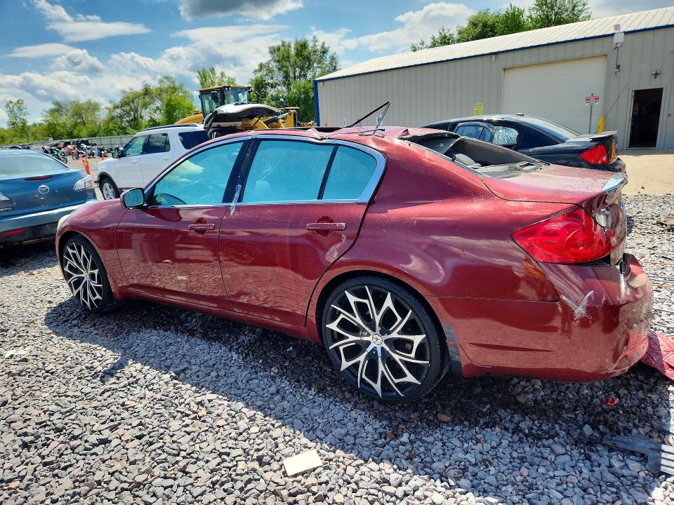2008 Infiniti G35 VIN JNKBV61F18M264816 COPART salvage auction — ROOF, IL - JUNKING CERT OF A VEHICLE, sold $175 on 2026-07-27 (photo 2)