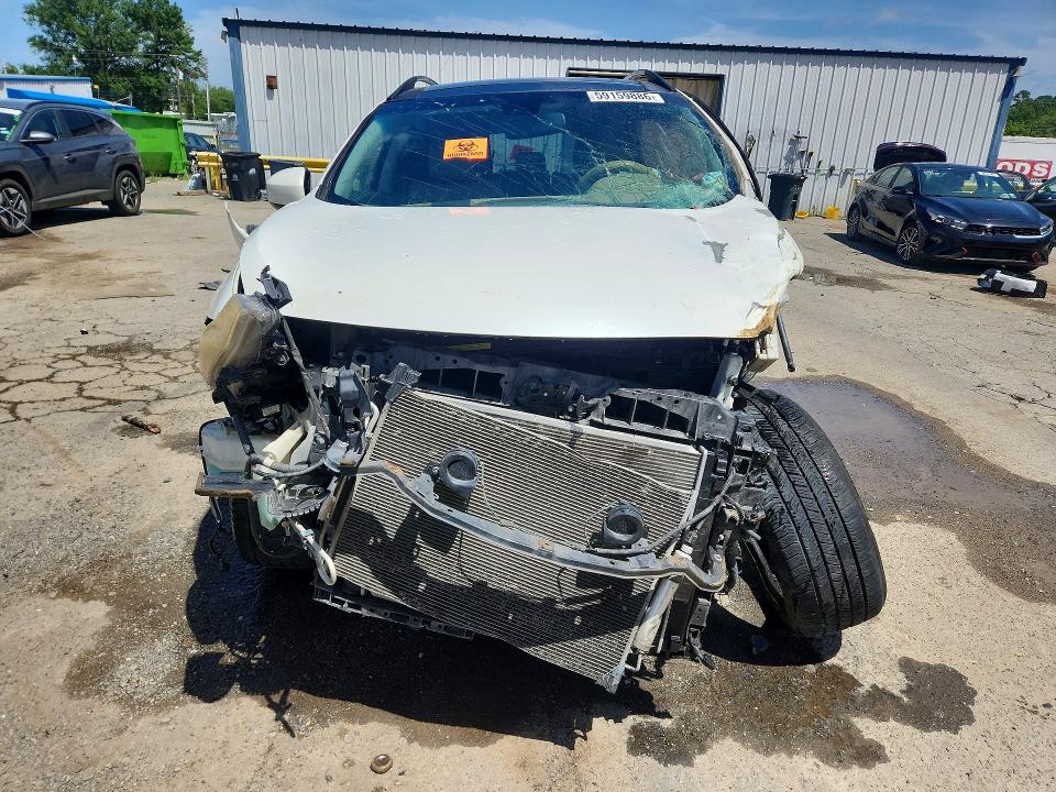 2014 Nissan Murano VIN JN8AZ1MU0EW400260 COPART salvage auction — FRONT END, La - Cert Of Title-Salvage, sold $150 on 2026-07-23 (photo 5)