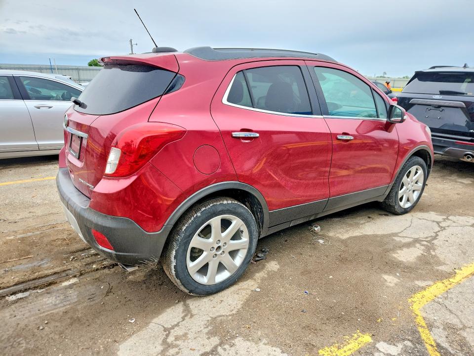 2015 Buick . VIN KL4CJGSB0FB148741 COPART salvage auction — HAIL, Ks - Cert Of Title-Salvage, sold $1,400 on 2026-07-08 (photo 3)